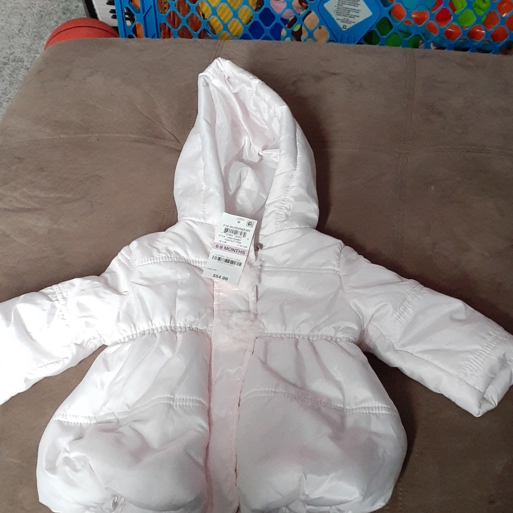 First impressions baby girl jacket.  Size 6-9mo